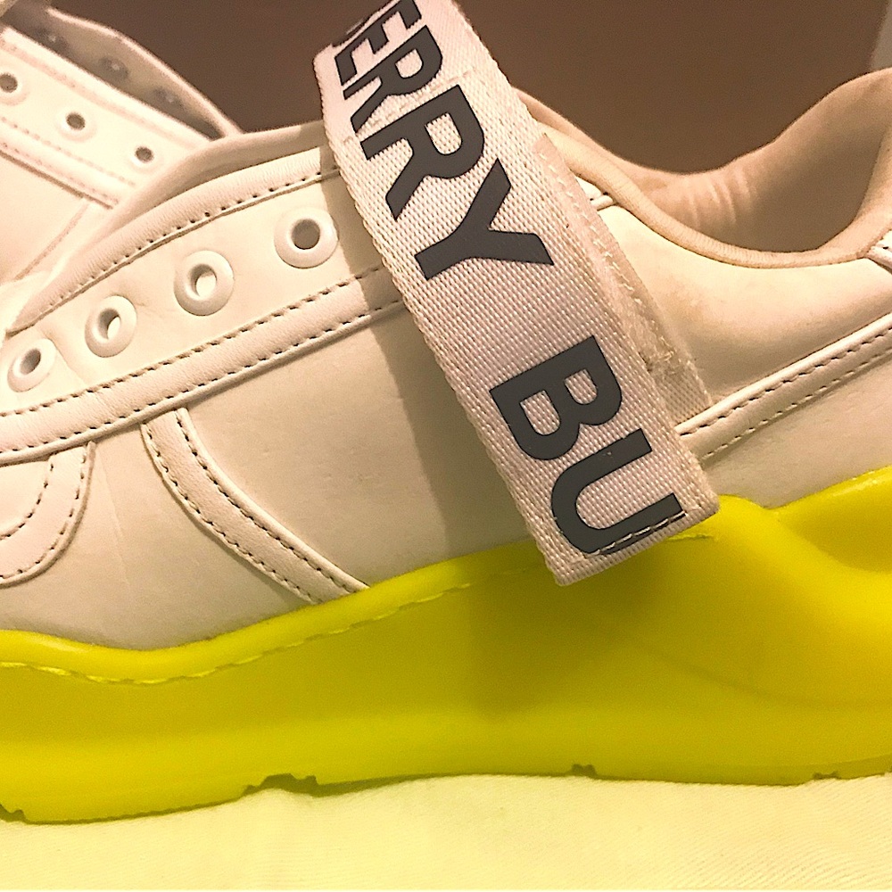 Bright And Bold: The Appeal Of Burberry Neon Sneakers